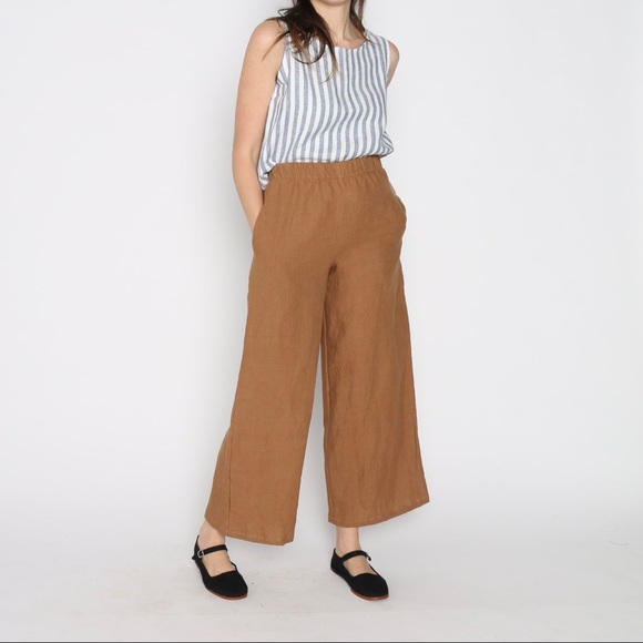 Conscious Clothing Pants - Conscious Clothing Sunset Linen Pants